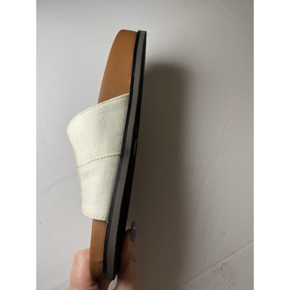 J.Crew New Colbie buckle sandals in canvas and leather size 10 - Picture 9 of 12